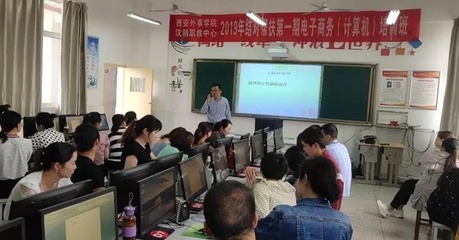 西安外事學(xué)院與漢陰縣職教中心2019結(jié)對幫扶電子商務(wù)培訓(xùn)班開班 計算機技術(shù)培訓(xùn)啟動